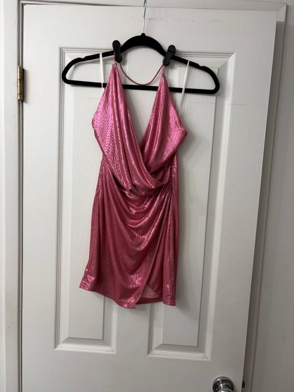 Superdown Pink Halter Going Out Mini Dress Size XS